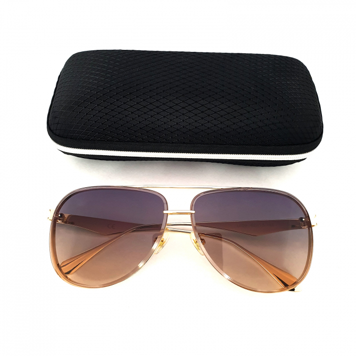 Ochelari de soare bărbați, cu filtru de protecție UV 400, cu toc cadou, OSB28 [4]