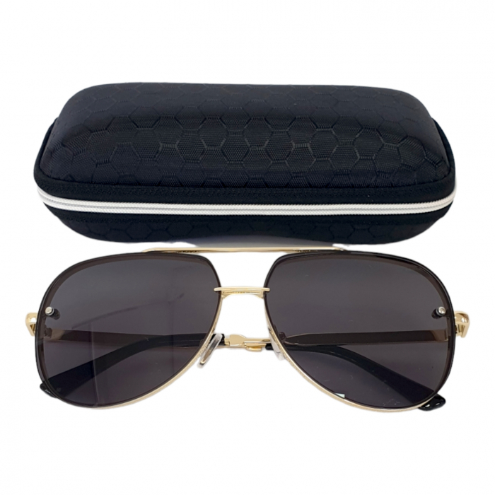 Ochelari de soare bărbați, cu filtru de protecție UV 400, cu toc cadou, OSB35 [4]