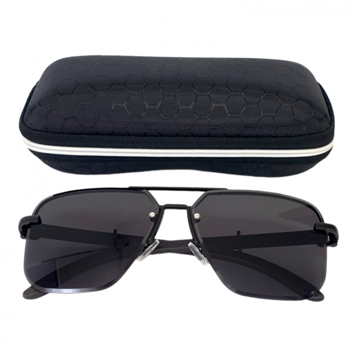Ochelari de soare bărbați, cu filtru de protecție UV 400, cu toc cadou, OSB37 [4]