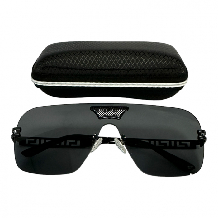 Ochelari de soare bărbați, cu filtru de protecție UV 400, cu toc cadou, OSB51 [4]
