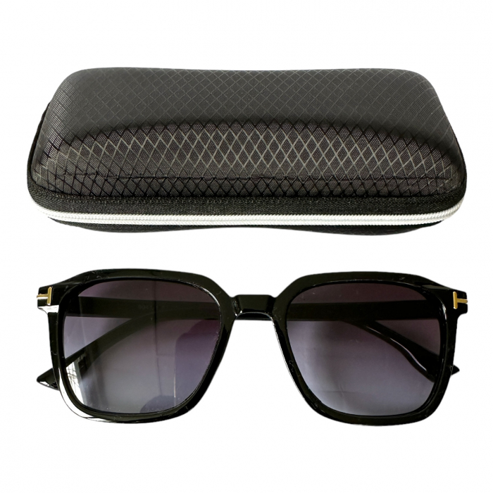 Ochelari de soare unisex, cu filtru de protecție UV 400, cu toc cadou, OSX27 [4]
