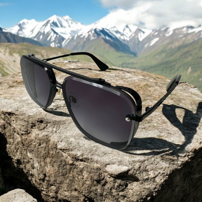 Ochelari de soare bărbați, polarizați 400 UV, cu toc cadou, OSB50 [5]