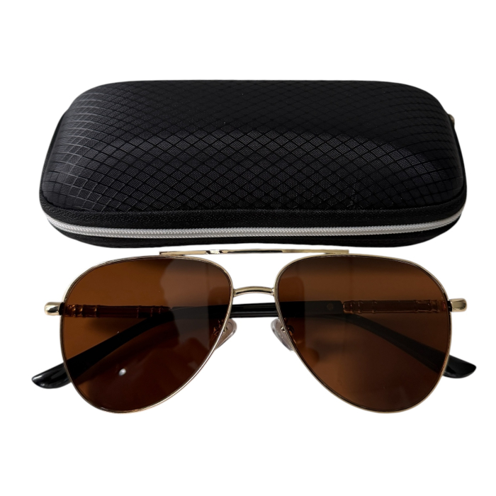 Ochelari de soare bărbați, cu filtru de protecție UV 400, cu toc cadou, OSB68 [6]