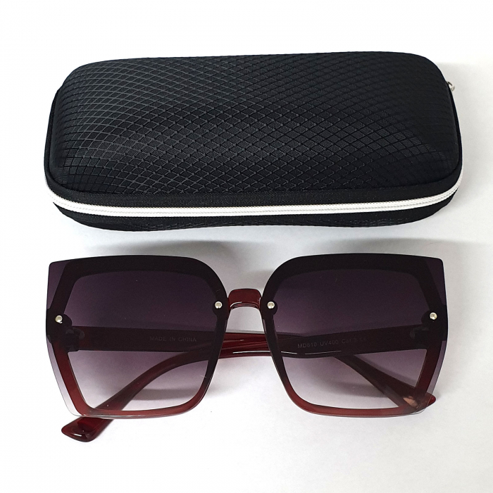 Ochelari de soare damă, cu filtru de protecție UV 400, cu toc cadou, OSD34 [7]