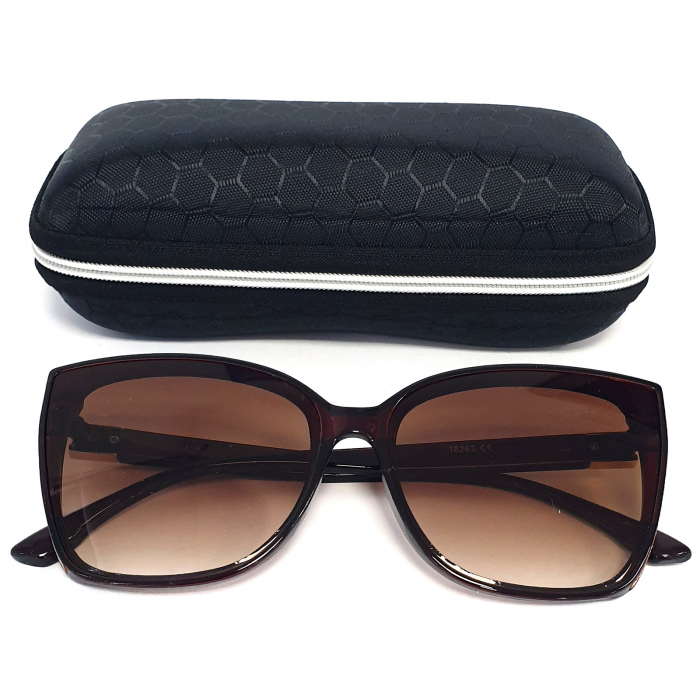 Ochelari de soare damă, cu filtru de protecție UV 400, cu toc cadou, OSD46 [4]