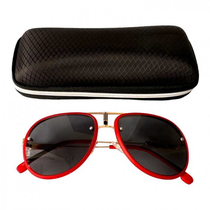 Ochelari de soare damă, cu filtru de protecție UV 400, cu toc cadou, OSD70 [4]