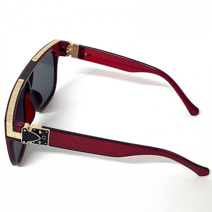 Ochelari de soare damă, cu filtru de protecție 400 UV, cu toc cadou, OSD22 [3]