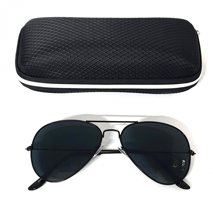 Ochelari de soare unisex, cu filtru de protecție UV 400, cu toc cadou, OSX11 [3]