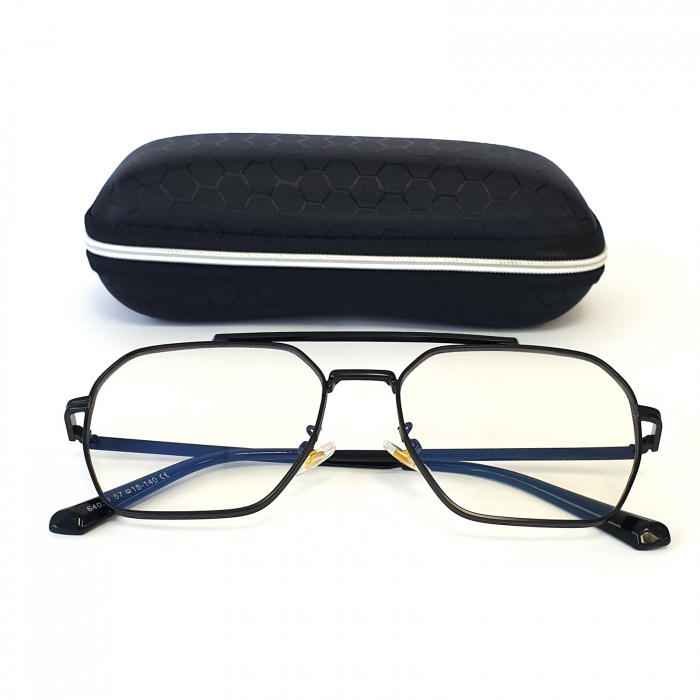 Ochelari de soare unisex, cu filtru de protecție UV 400, cu toc cadou, OSX24 [4]