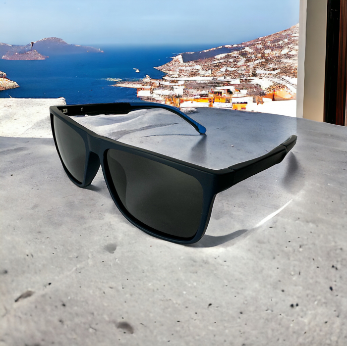 Ochelari de soare unisex, polarizați 400 UV, cu toc cadou, OSX28 [5]