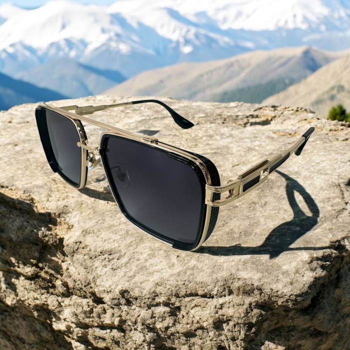 Ochelari de soare unisex, cu filtru de protecție UV 400, cu toc cadou, OSX40 [5]