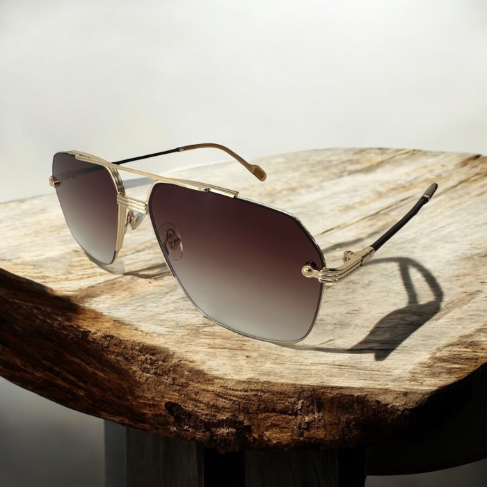 Ochelari de soare unisex, cu filtru de protecție UV 400, cu toc cadou, OSX41 [5]