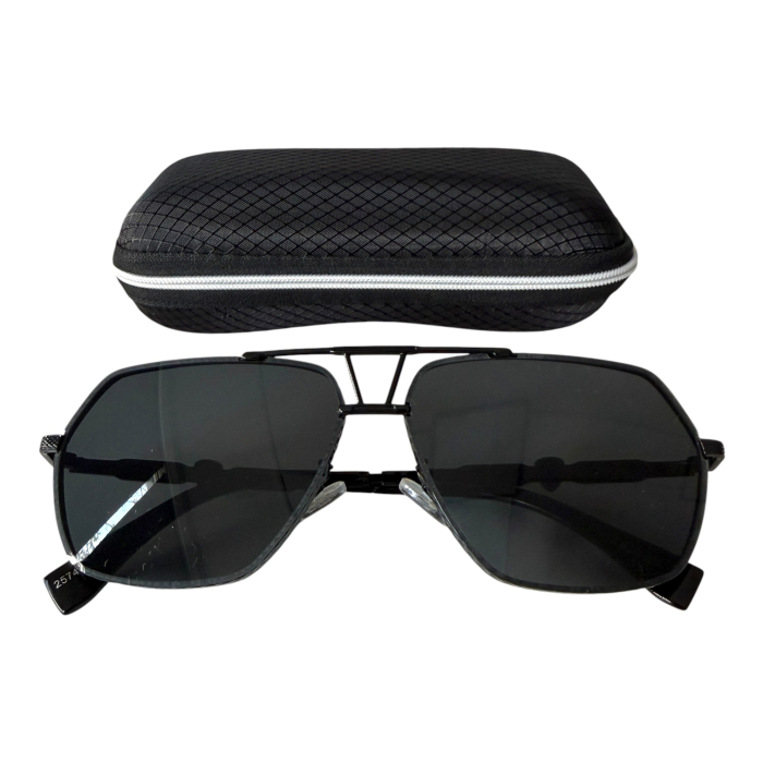 Ochelari de soare unisex, cu filtru de protecție UV 400, cu toc cadou, OSX46 [6]