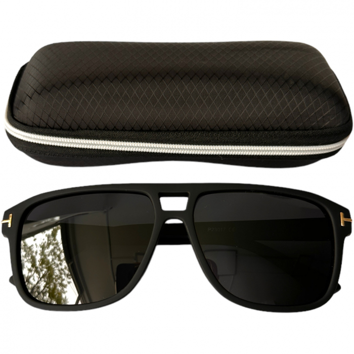 Ochelari de soare unisex, polarizați 400 UV, cu toc cadou, OSX35 [4]