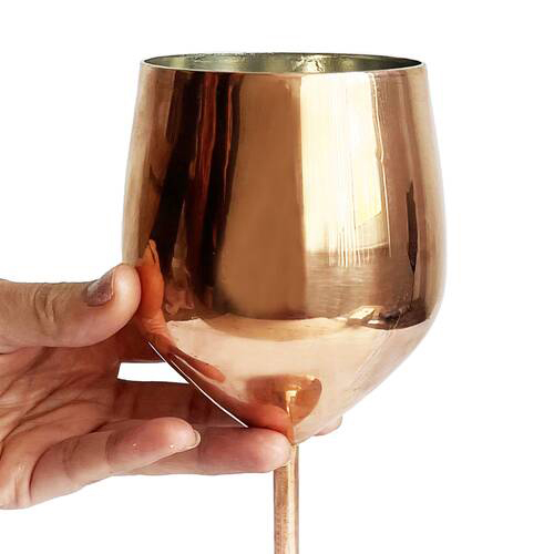Pahar din cupru pentru vin 500 ml CTR61 [5]