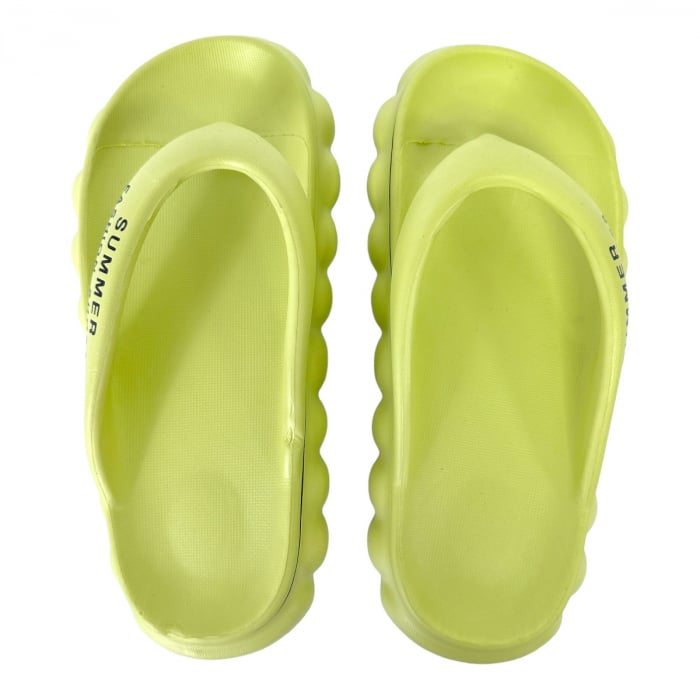 Papuci de plajă damă cu talpă groasă, verde, PD56 40/41 [3]