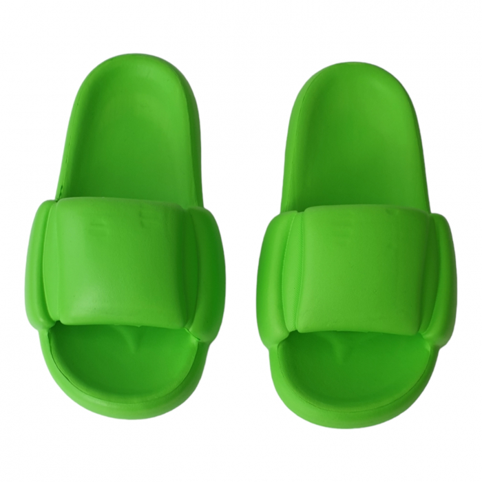 Papuci de plajă damă cu talpă groasă, mărimea 37/38, verde [2]