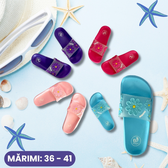 Papuci de plajă damă mărimi 36 - 41 diverse culori PD1417 [1]