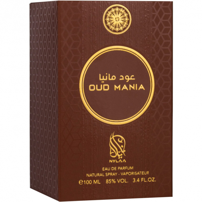 Parfum arăbesc barbati original import Dubai Oud Mania by Nylaa 100ml [4]