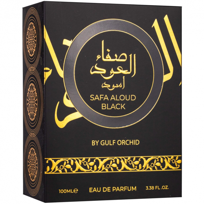 Parfum arăbesc barbati original import Dubai Safa Aloud Black by Gulf Orchid 100ml [5]