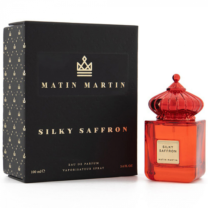 Parfum arăbesc damă original import Dubai Silky Saffron by Matin Martin 100ml [4]