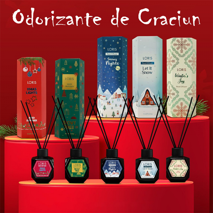 Parfum odorizant de cameră pentru Crăciun, 110 ml, Snowy Nights, OC04 [2]