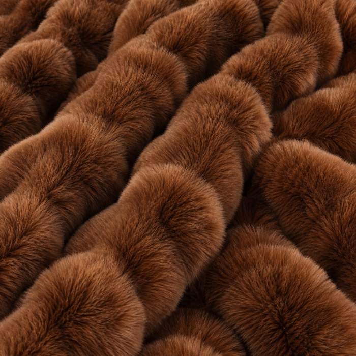 Pătură blană ecologică tip Chinchilla, 200x230 cm, CMI01 [2]