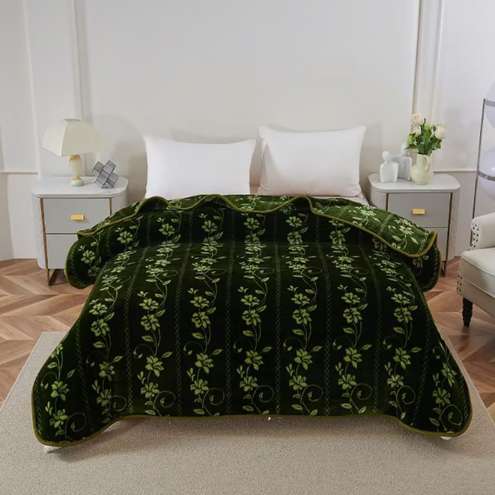 Pătură Cocolino dublă cu flori 200x230 cm, PDD15 [1]