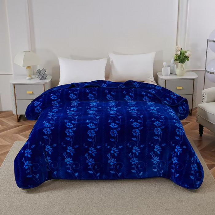 Pătură Cocolino dublă cu flori 200x230 cm, PDD18 [1]