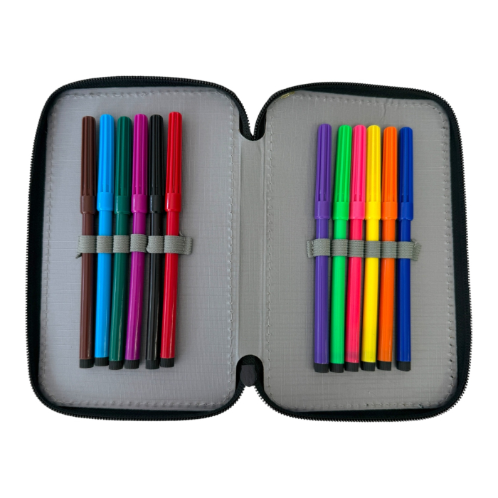Penar complet echipat, 3 compartimente, 32 piese, pentru băieți, model Fotbal, PNB06 [5]