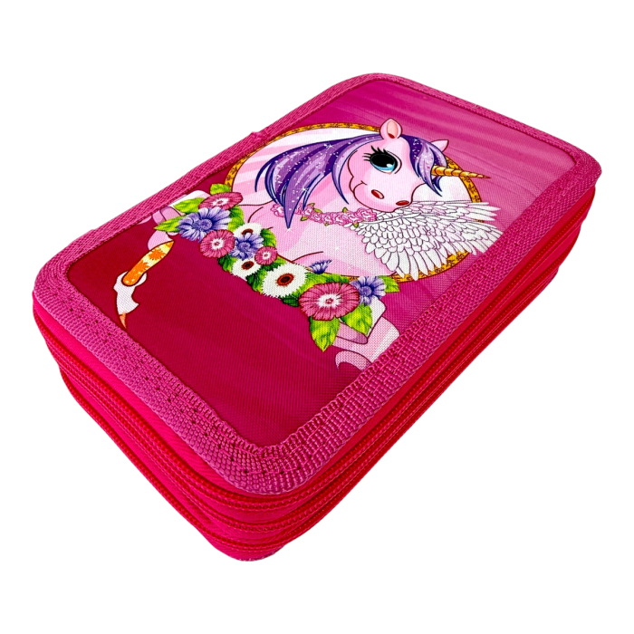 Penar complet echipat, 3 compartimente, 32 piese, pentru fete, model Unicorn, PNF06 [2]