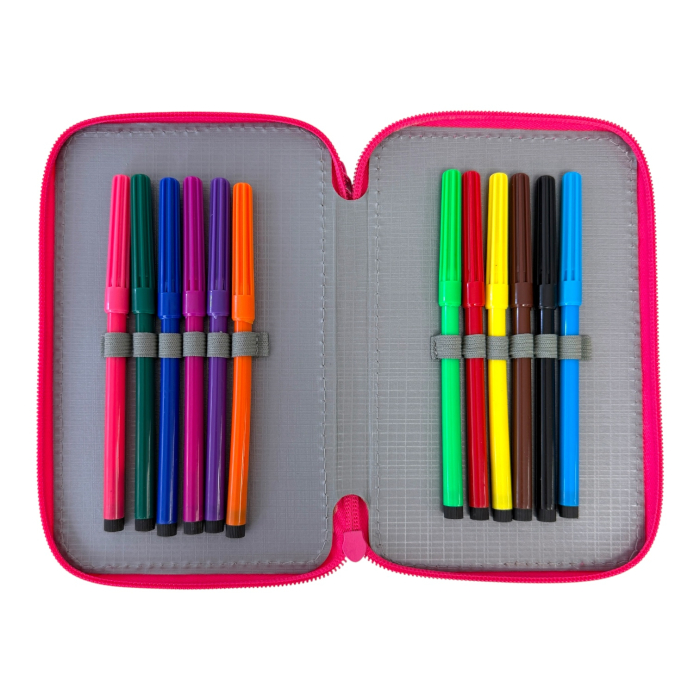 Penar complet echipat, 3 compartimente, 32 piese, pentru fete, model Unicorn, PNF06 [5]