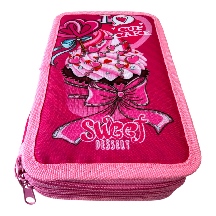 Penar complet echipat, 3 compartimente, 32 piese, pentru fete, Sweet Cake, PNF14 [2]