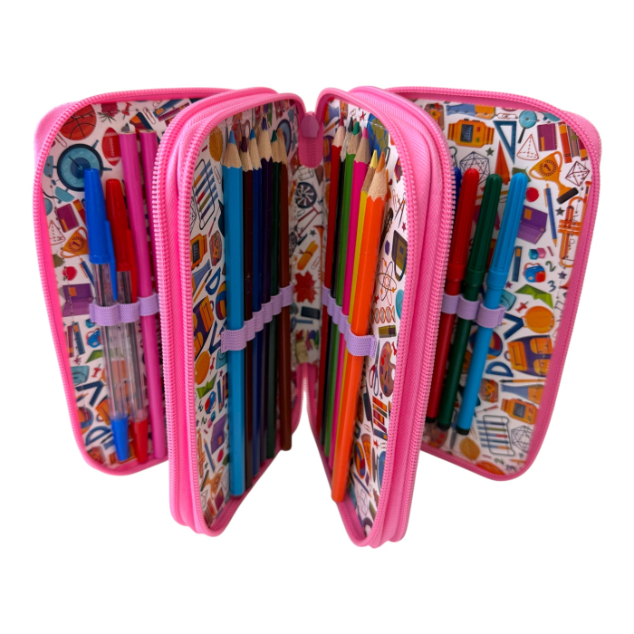 Penar complet echipat, 3 compartimente, 32 piese, pentru fete, Fashion Girl, PNF12 [6]
