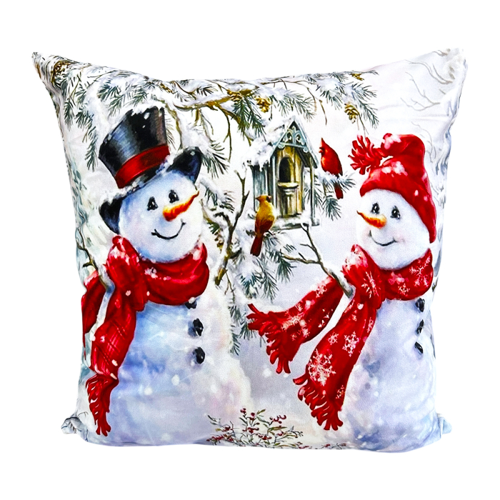 Pernă decorativă de Crăciun 40x40 cm cu Moș Crăciun PPC03 [1]