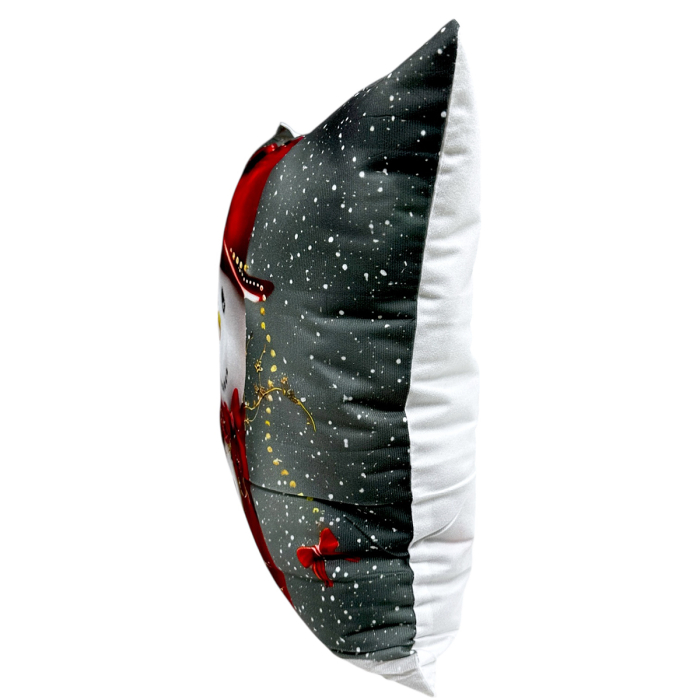 Pernă decorativă de Crăciun 40x40 cm cu om de zăpadă PPC04 [5]