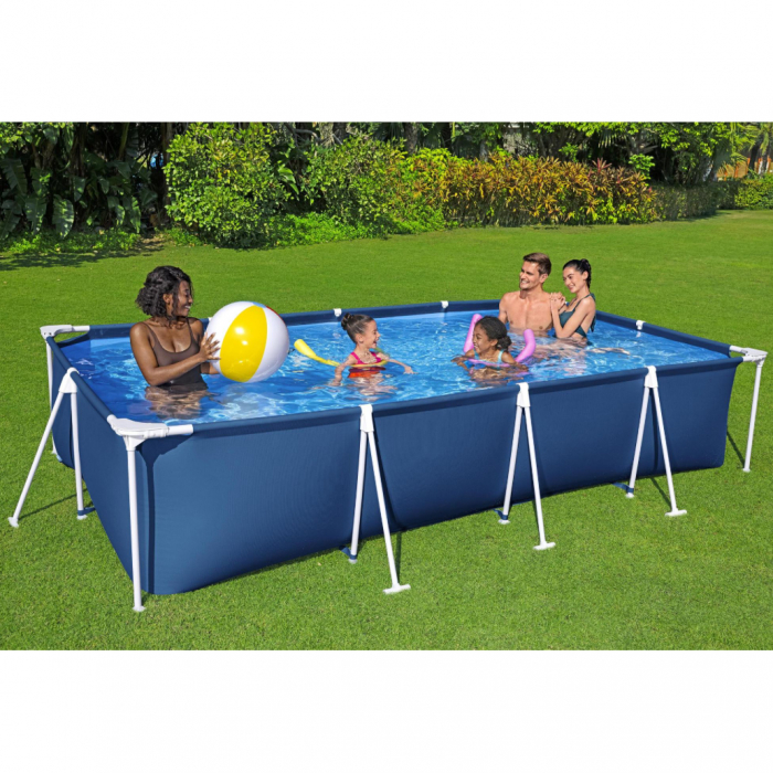Piscină cadru metalic 5700 litri Bestway Steel Pro Max 400x211x81 cm [3]
