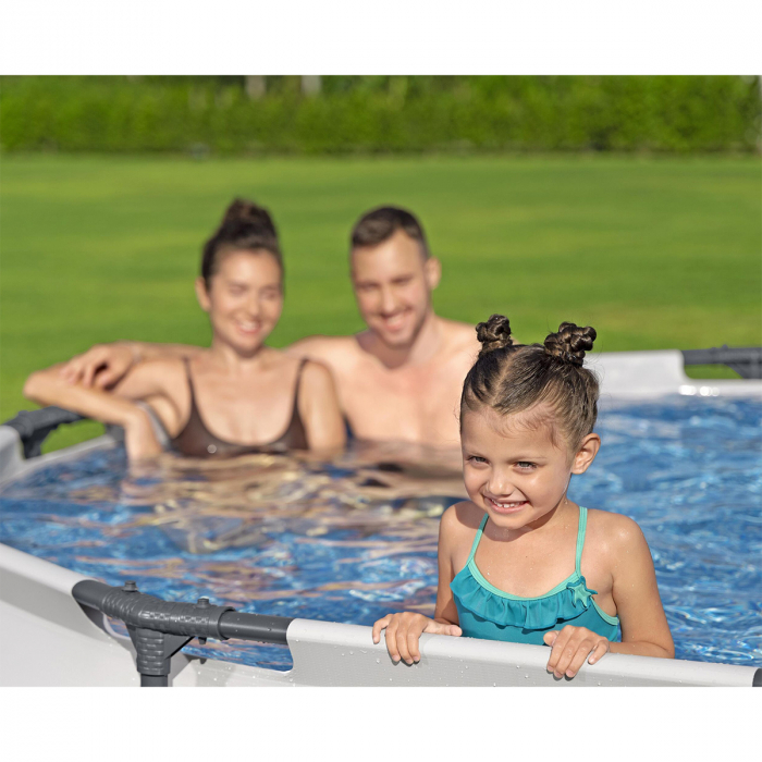 Piscină rotundă cadru metalic 4678 litri Bestway Steel Pro Max 305x76 cm [3]