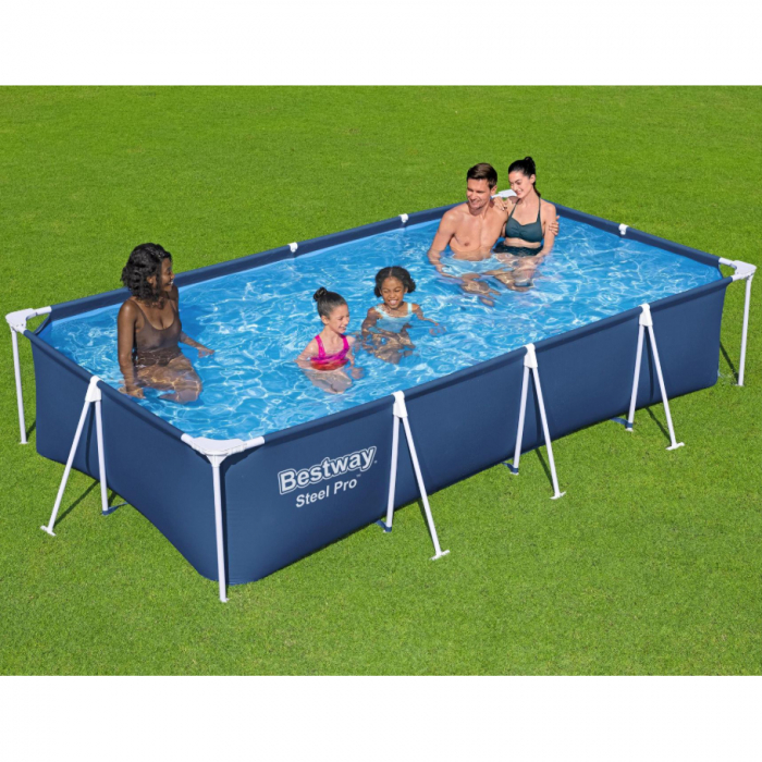 Piscină cadru metalic 5700 litri Bestway Steel Pro Max 400x211x81 cm [2]