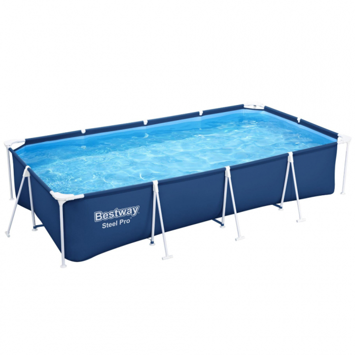 Piscină cadru metalic 5700 litri Bestway Steel Pro Max 400x211x81 cm [7]