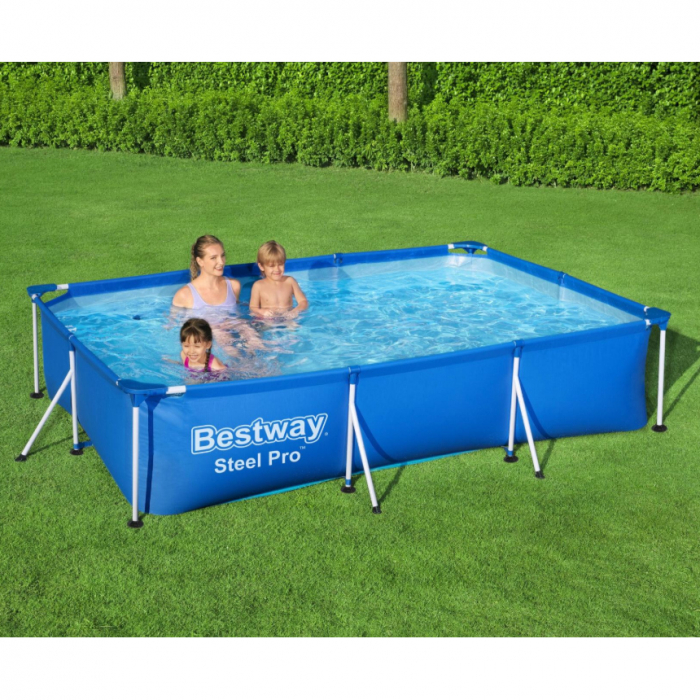 Piscină cadru metalic 3300 litri Bestway Steel Pro Max 300x201x66 cm [3]