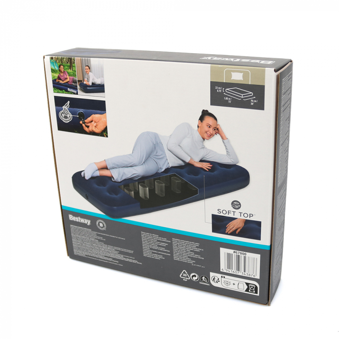 Saltea gonflabilă Bestway Single 185 x 76 x 22 cm [8]
