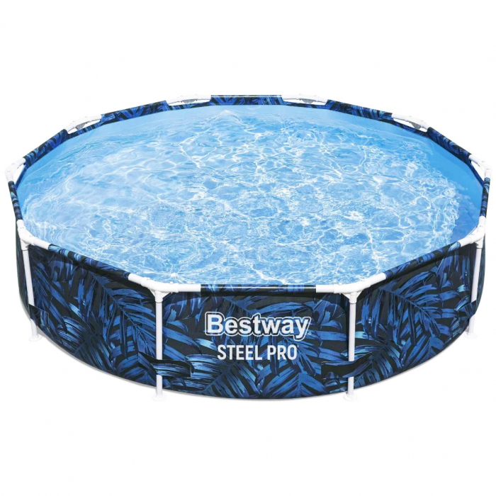 Piscină rotundă cadru metalic 4062 litri Bestway Steel Pro Max 305x66 cm [7]