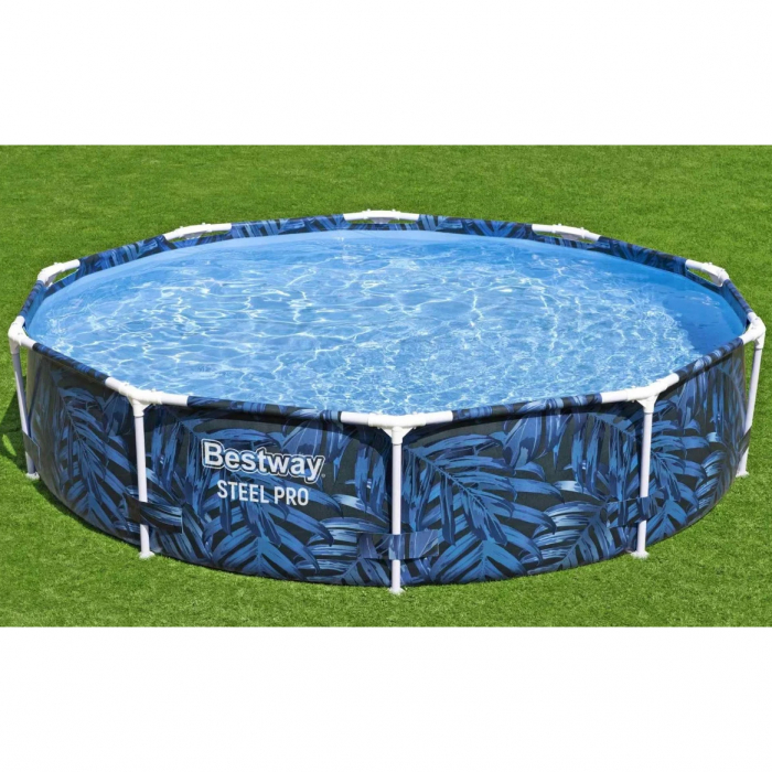 Piscină rotundă cadru metalic 4062 litri Bestway Steel Pro Max 305x66 cm [2]