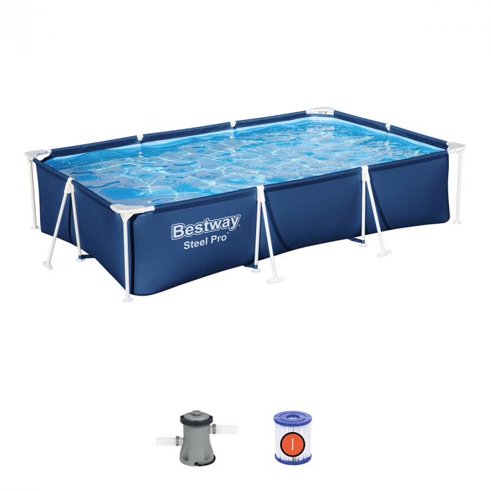 Piscină cadru metalic Bestway Steel Pro Max 3300 litri 300 x 201 x 66 cm [2]