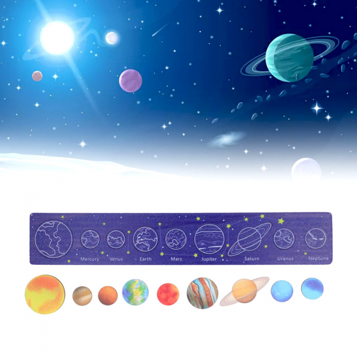 Puzzle din lemn incastru Sistemul Solar JC43 [5]