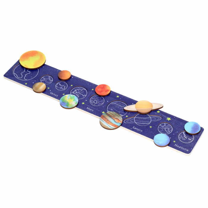 Puzzle din lemn incastru Sistemul Solar JC43 [2]
