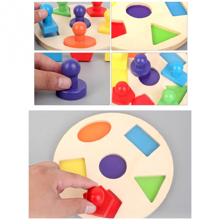 Puzzle incastru din lemn ștampile JC83 [3]