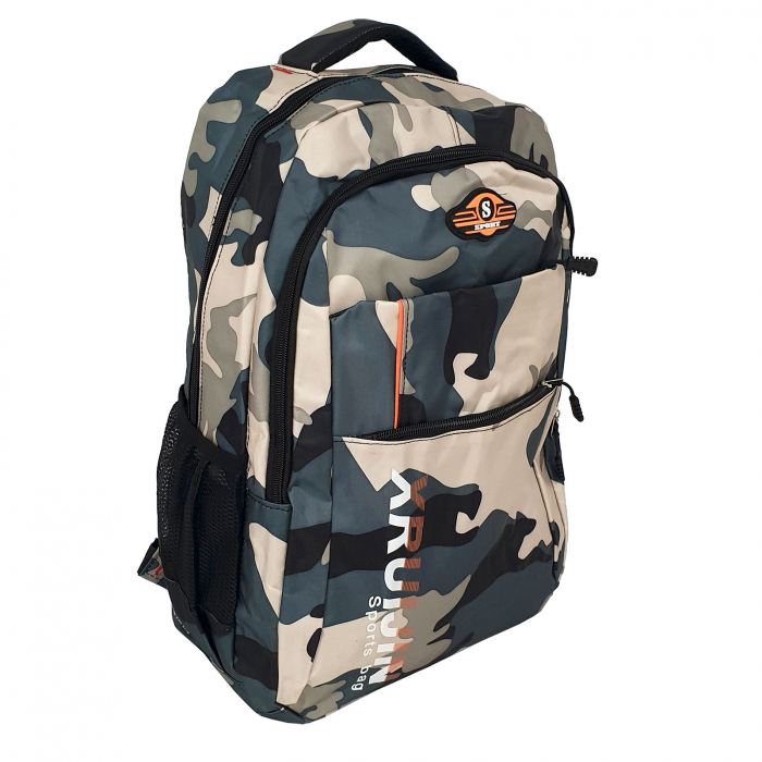 Rucsac camuflaj gri XRU, 47 x 35 x 20 cm, 3 compartimente, RS23 [3]