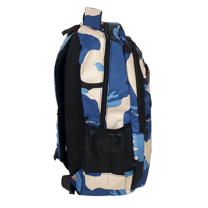 Rucsac camuflaj albastru XRU, 47 x 35 x 20 cm, 3 compartimente, RS22 [2]